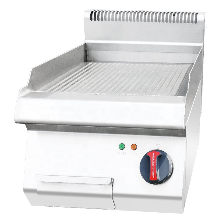 Commercial Kitchen Grill - 400mm Commercial Restaurant Stainless Steel Kitchen