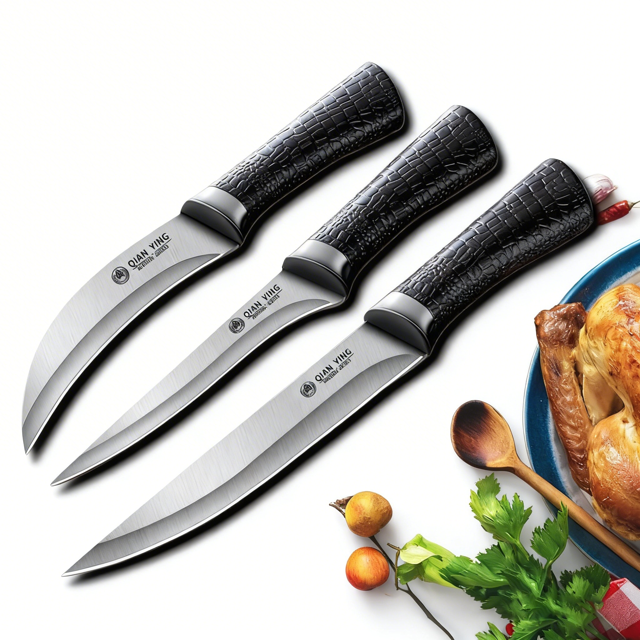 Commercial Kitchen Knives - Professional kitchen chefs knife stainless steel