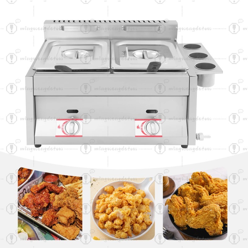 Commercial Kitchen Cooking - NEW Commercial Gas Deep Fryer 12L