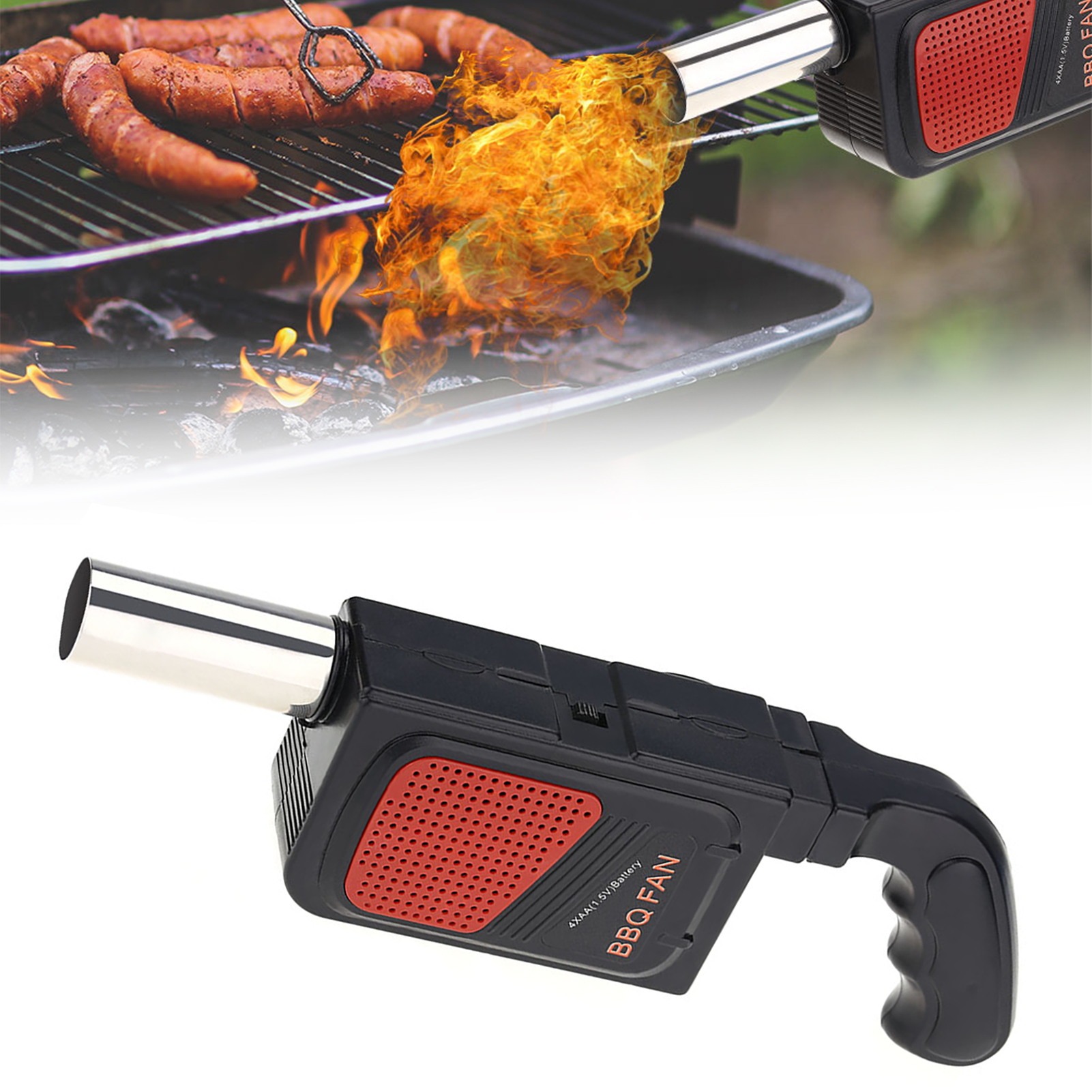 Commercial Kitchen Sprayer - Handheld Electric BBQ Fan Air Blower