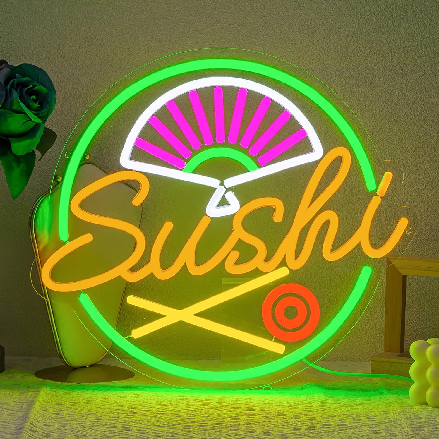 Commercial Kitchen Light - Sushi Neon Sign for Wall Decor