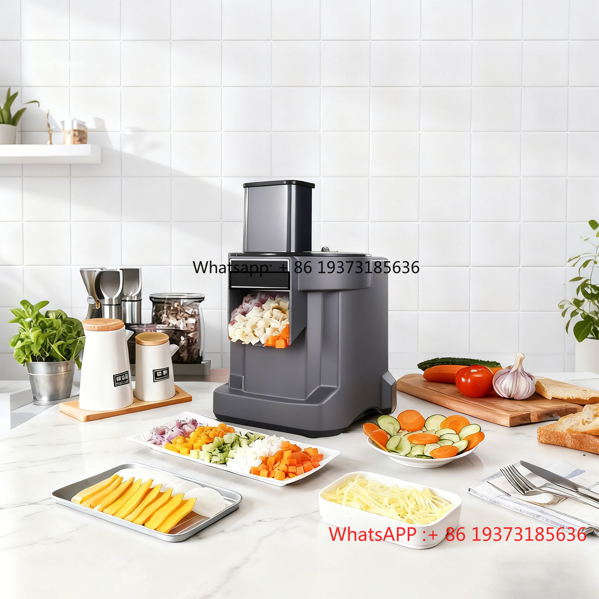 Commercial Kitchen Plumbing - Electric Vegetable Cutter 5 in 1