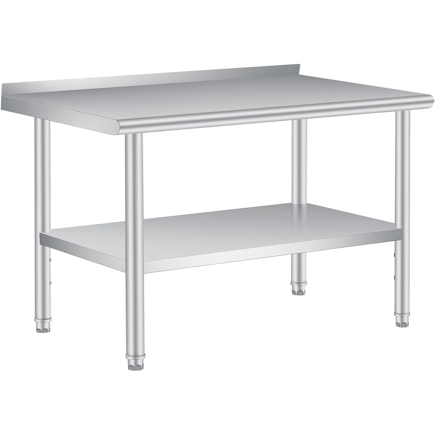 Commercial Kitchen Prep Table With Storage - 60”X 24”Stainless Steel Work Table Heavy