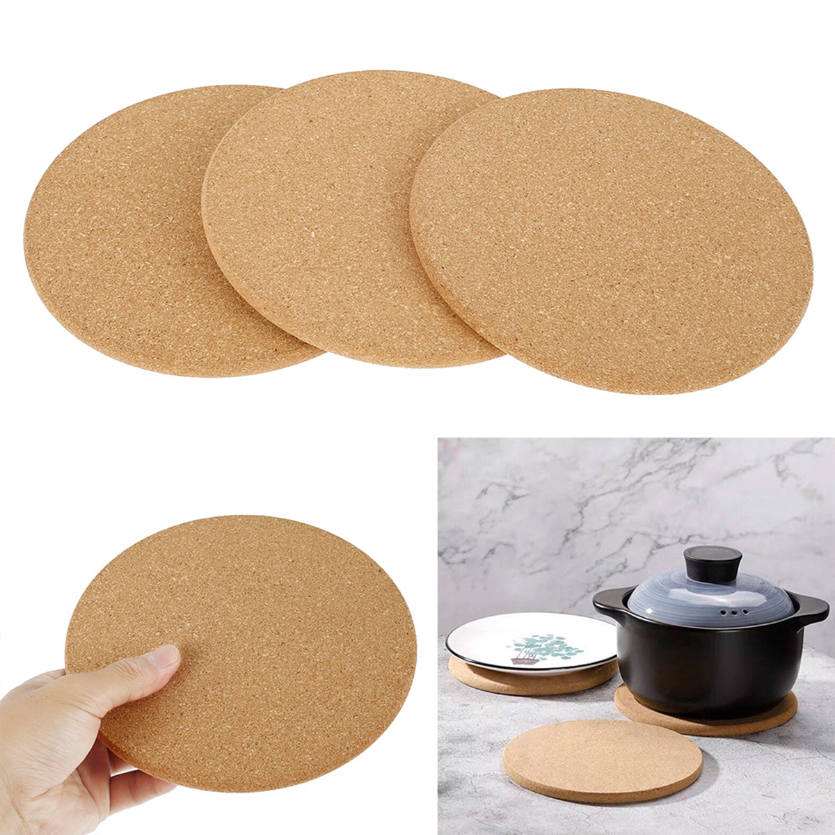 Cork Pot Holder Heat Resistant - Commercial Kitchen Mats 评论和价格