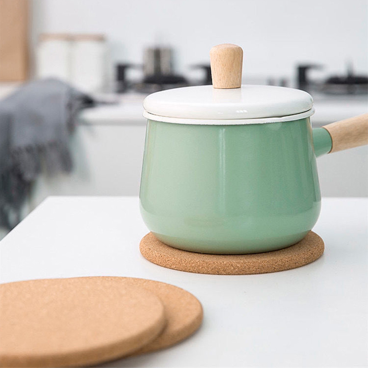 Cork Pot Holder Heat Resistant - Commercial Kitchen Mats 评论和价格