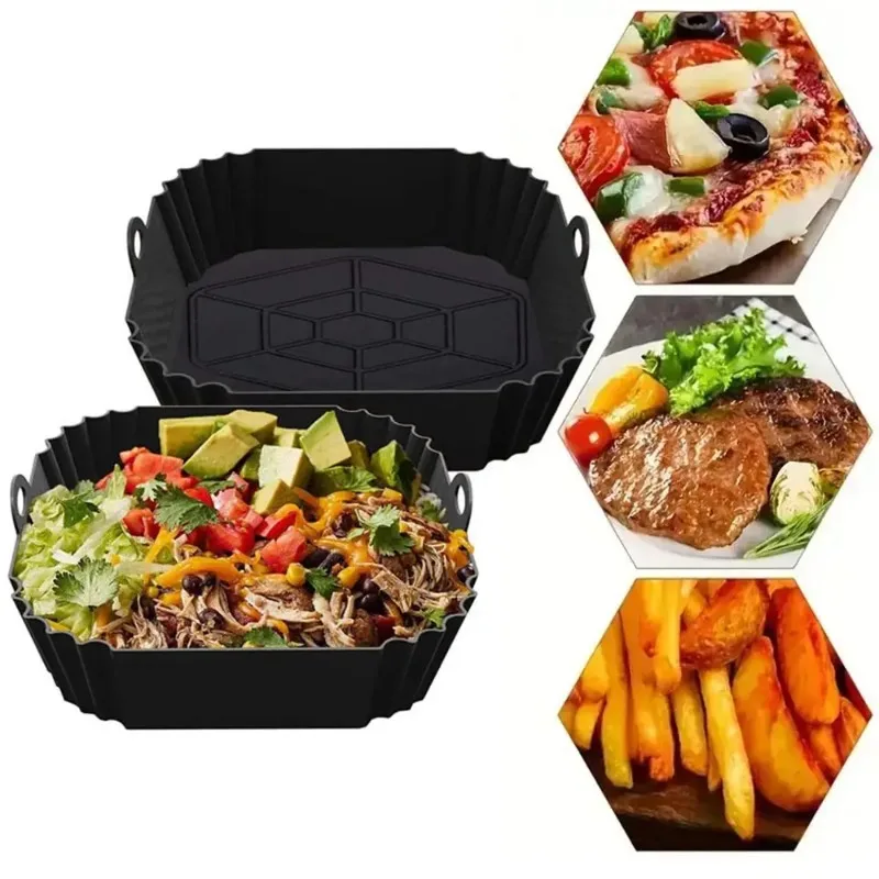 1pc silicone air fryer pot tra - Commercial Kitchen Cooking 评论和价格