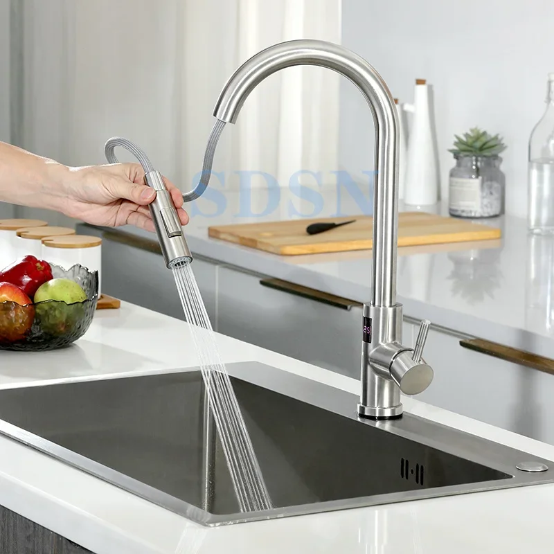 Digital Touch on Kitchen Fauce - Commercial Kitchen Faucet 评论和价格