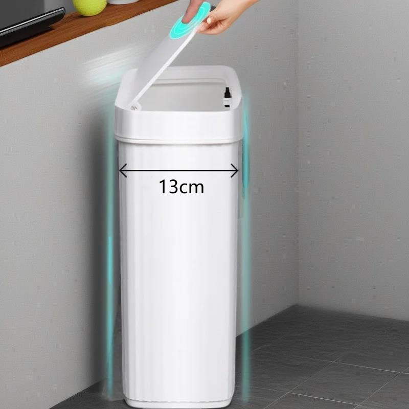 Slim Bathroom Trash Can 13cm N - Commercial Kitchen Bin 评论和价格