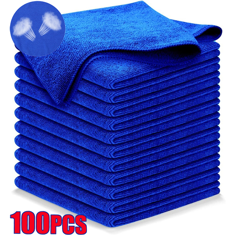 50/100PCS Car Wash Microfiber  - Commercial Kitchen Towels 评论和价格