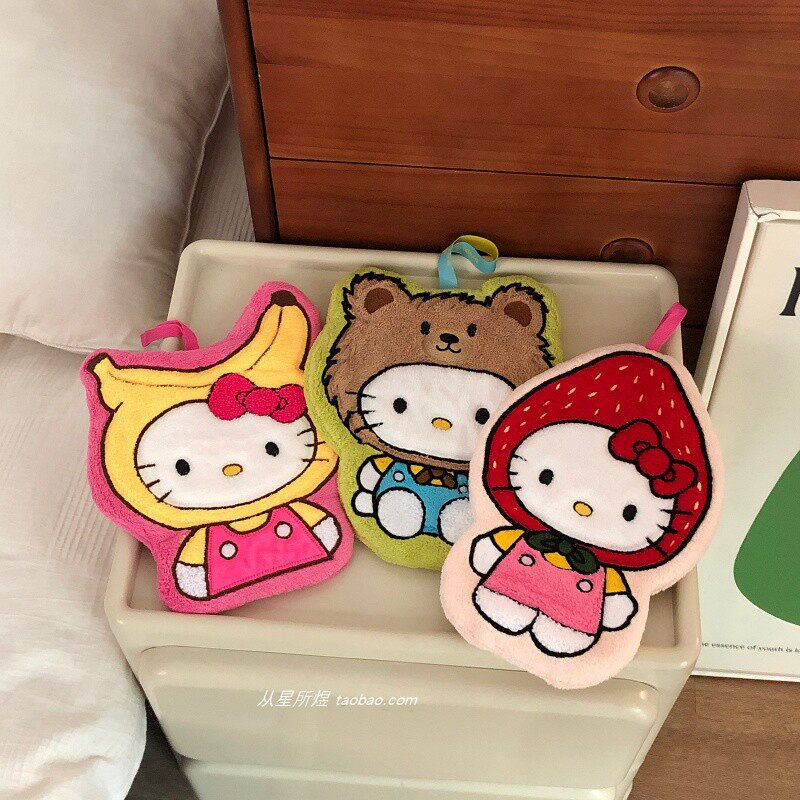 Cute Hello Kitty Cartoon Hangi - Commercial Kitchen Towels 评论和价格