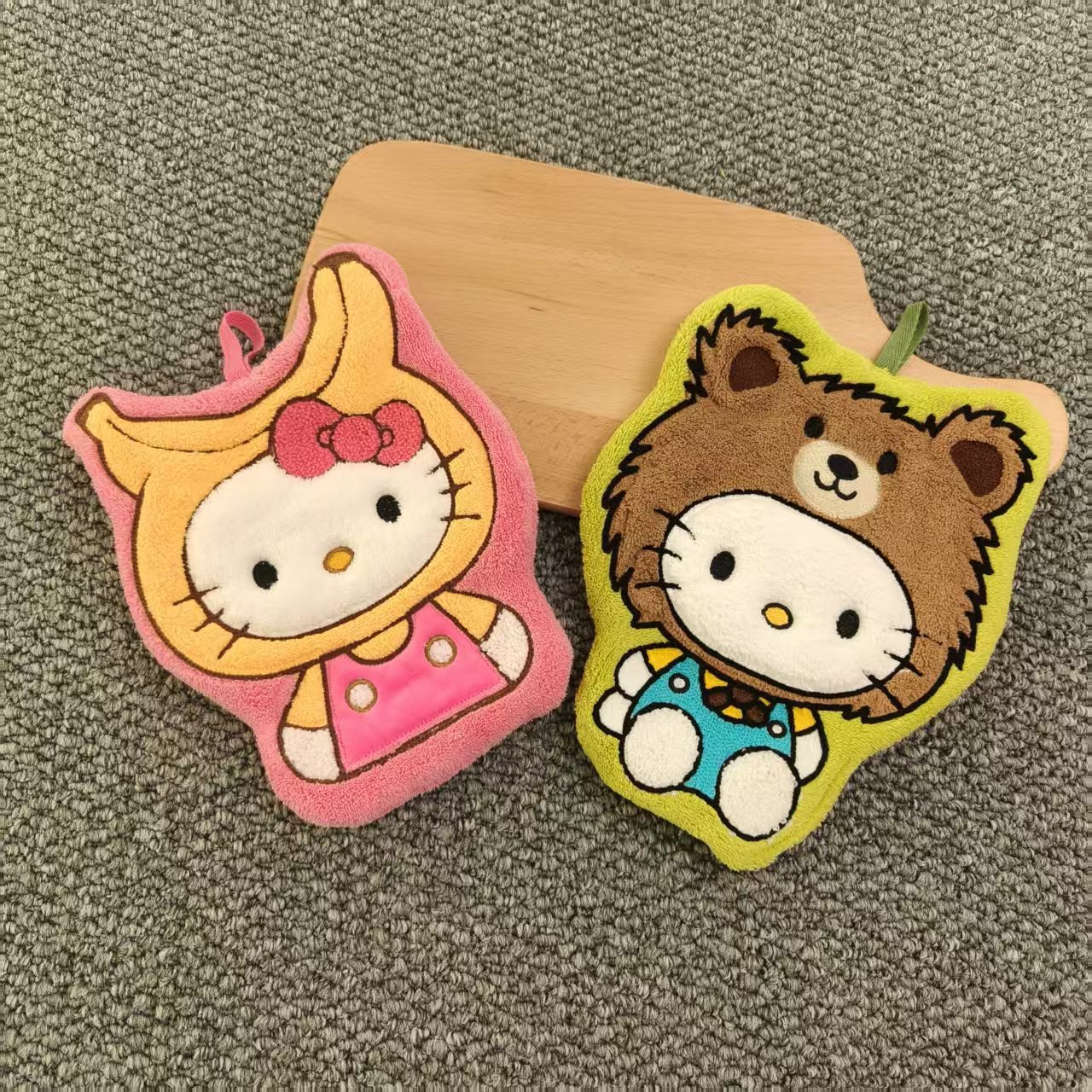 Cute Hello Kitty Cartoon Hangi - Commercial Kitchen Towels 评论和价格