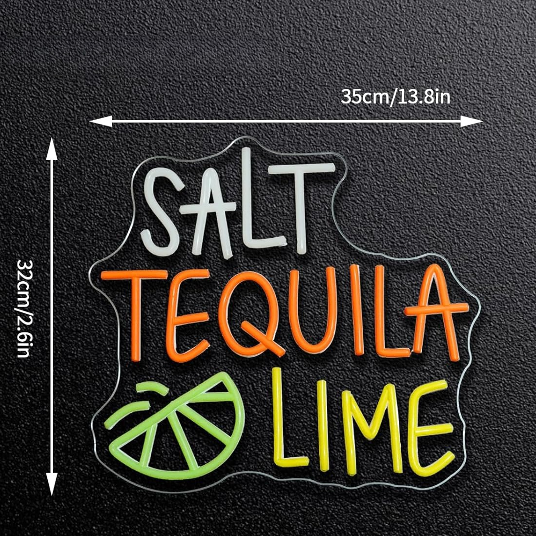 Salt Tequila Lime Neon Sign Le - Commercial Kitchen Light 评论和价格
