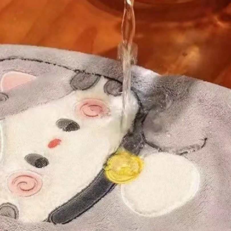 Cute Cat Hand Towel Quick Dryi - Commercial Kitchen Items 评论和价格