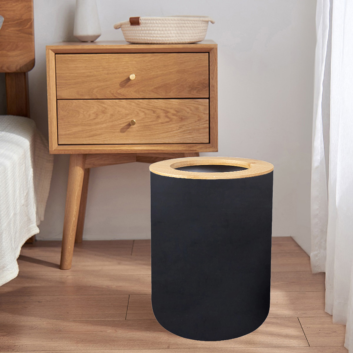 Black Plastic Trash Bin Modern - Commercial Kitchen Bin 评论和价格