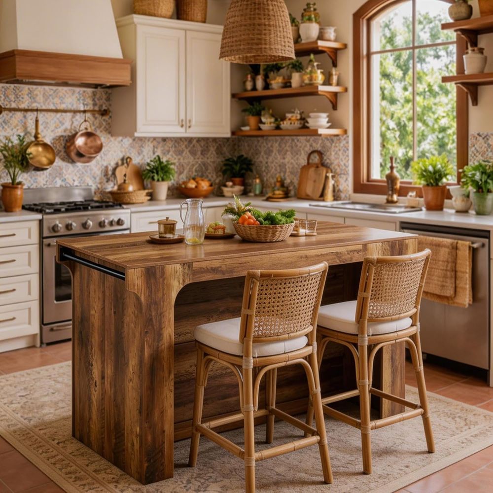55 Counter Height Kitchen Isla - Commercial Kitchen Prep Table With Storage 评论和价格