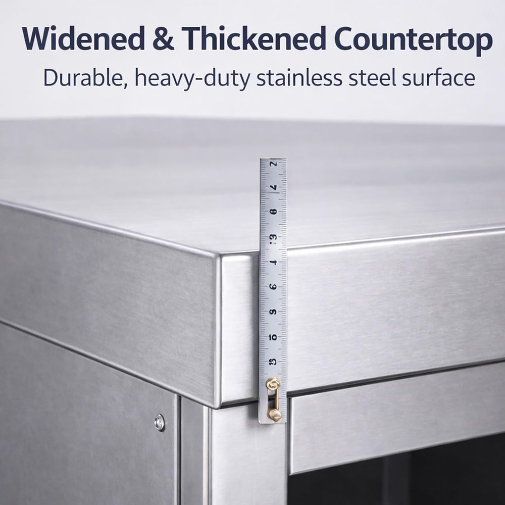 Heavy-Duty Stainless Steel Wor - Commercial Kitchen Prep Table With Storage 评论和价格