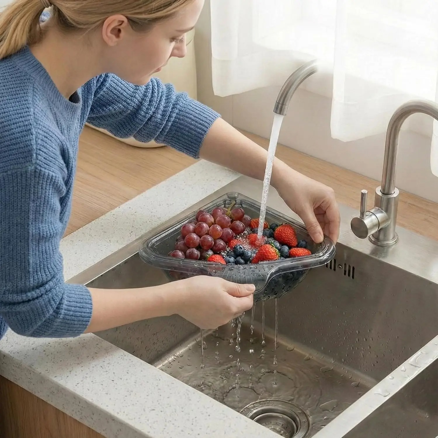 Multifunctional Sink Strainer  - Commercial Kitchen Bin 评论和价格