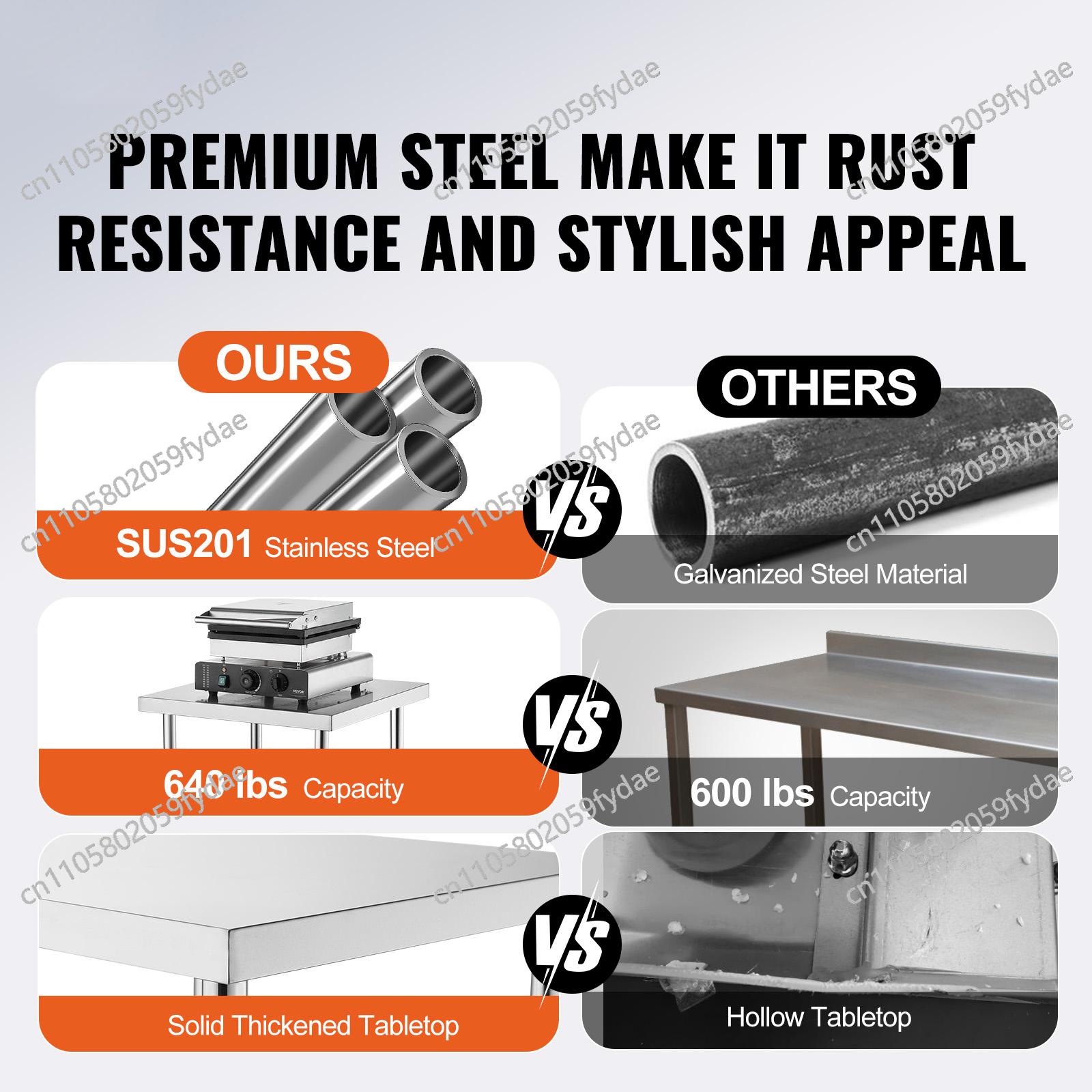 For Stainless Steel Prep Table - Commercial Kitchen Prep Table With Storage 评论和价格