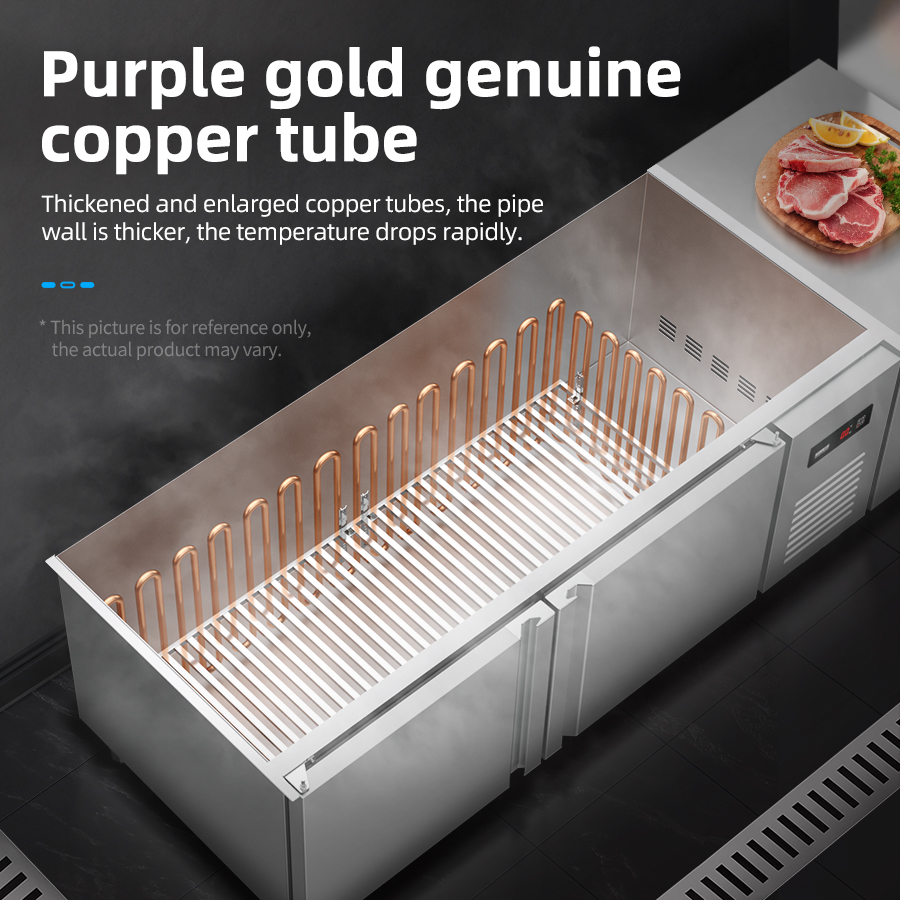 Refrigerator YINZHENG 1.5m Com - Commercial Kitchen Prep Table With Storage 评论和价格