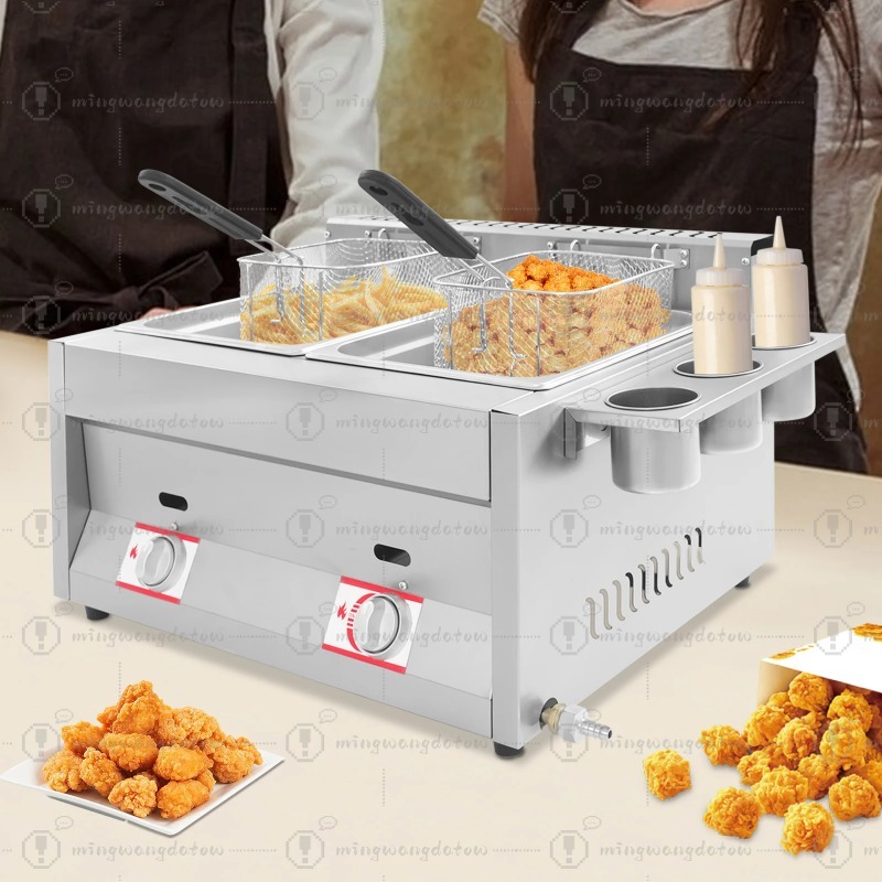NEW Commercial Gas Deep Fryer  - Commercial Kitchen Cooking 评论和价格