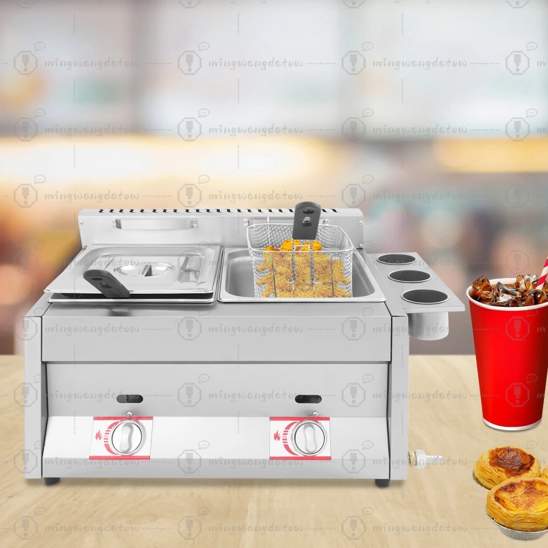 NEW Commercial Gas Deep Fryer  - Commercial Kitchen Cooking 评论和价格