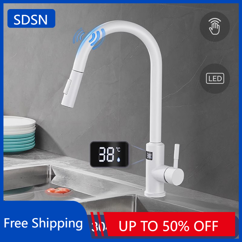 White Touch on Digital Kitchen - Commercial Kitchen Faucet 评论和价格