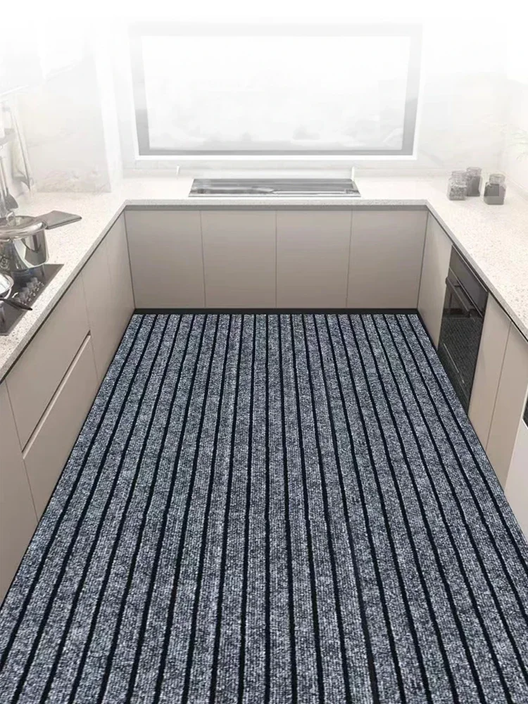 Polyester Classic Striped Kitc - Commercial Kitchen Non Slip Flooring 评论和价格