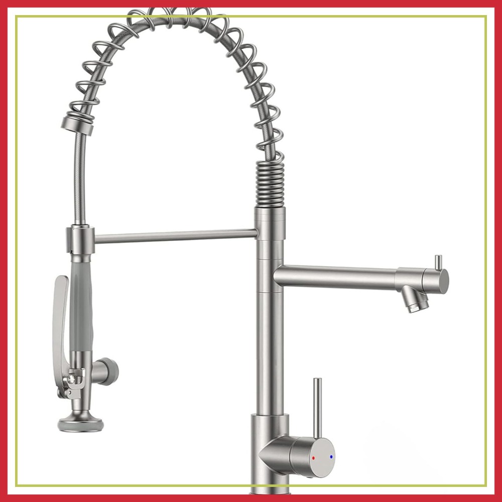 Commercial Pull Down Kitchen S - Commercial Kitchen Faucet 评论和价格