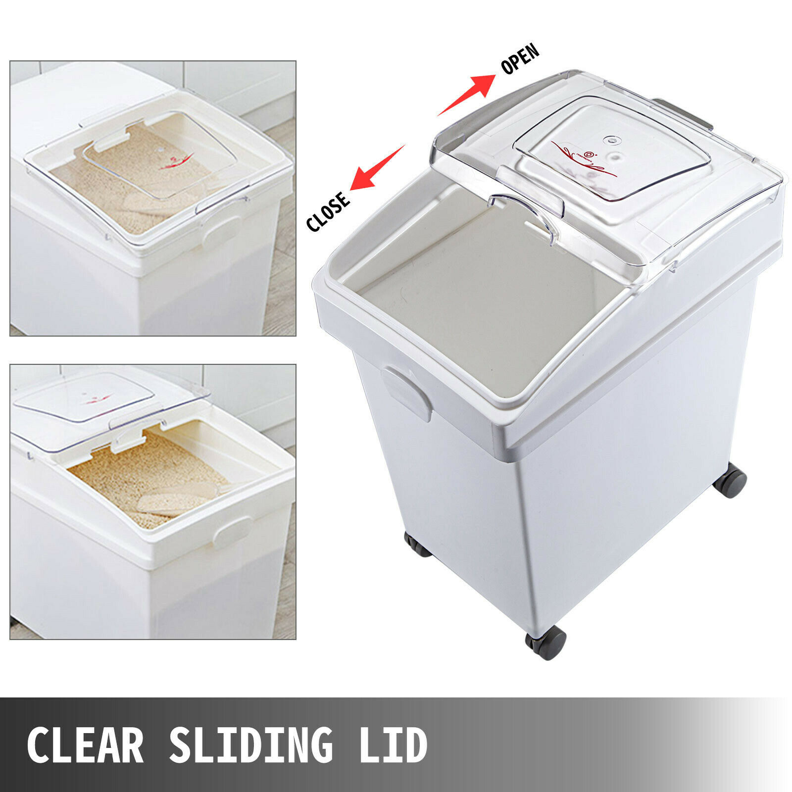 VEVOR 25L Dry Ingredient Stora - Commercial Kitchen Bin 评论和价格