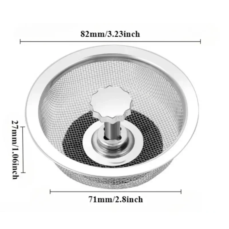 2pcs  Kitchen Sink Strainer Re - Commercial Kitchen Bin 评论和价格