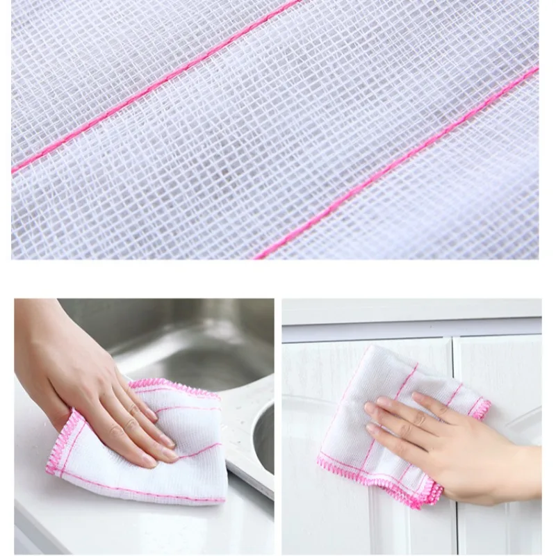 5pcs Cotton Kitchen Rag, Reusa - Commercial Kitchen Towels 评论和价格