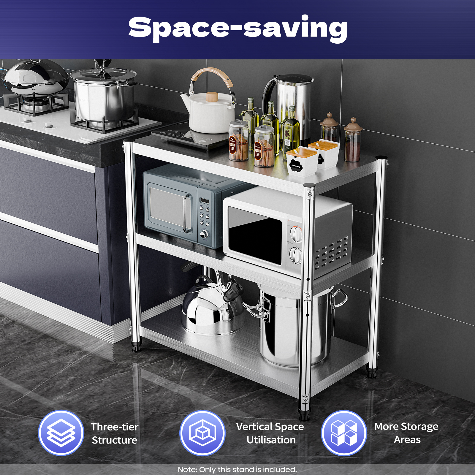 Stainless Steel Work Table Com - Commercial Kitchen Prep Table With Storage 评论和价格