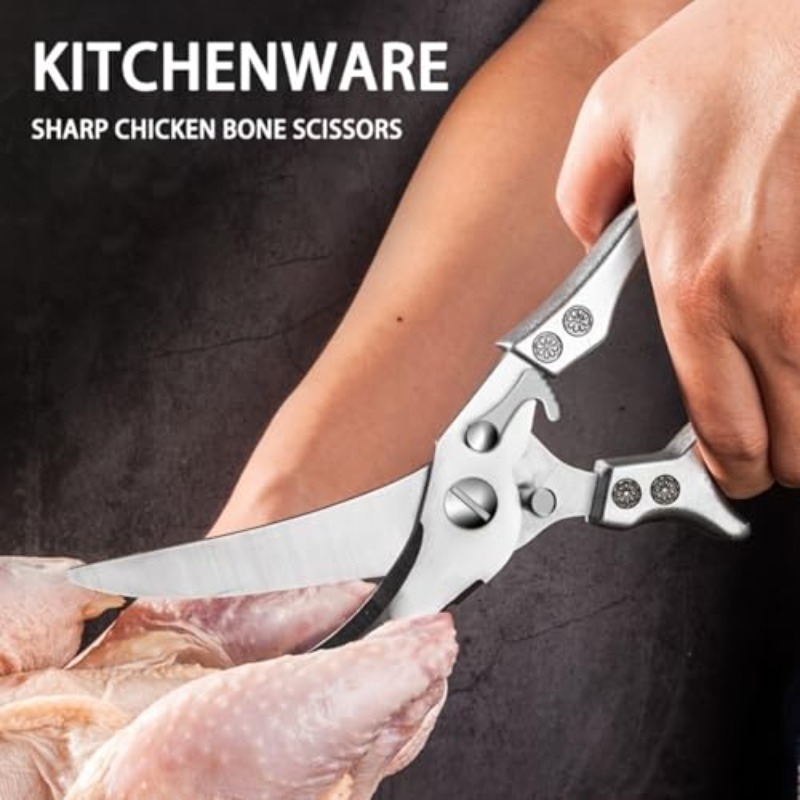 1pc Stainless Steel Kitchen Sc - Commercial Kitchen Knives 评论和价格