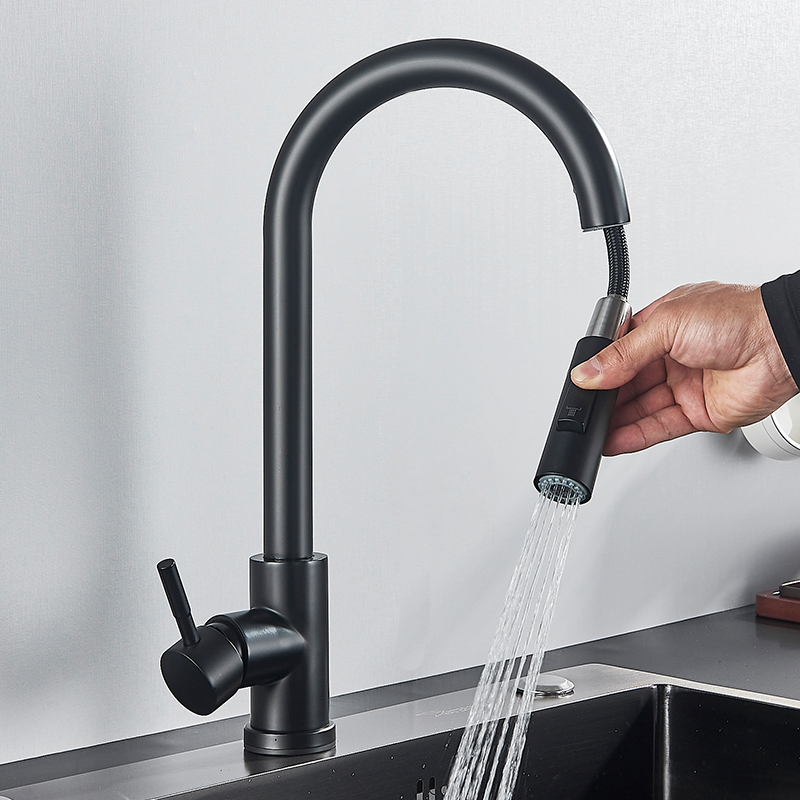 Black Kitchen Faucet Flexible  - Commercial Kitchen Faucet 评论和价格