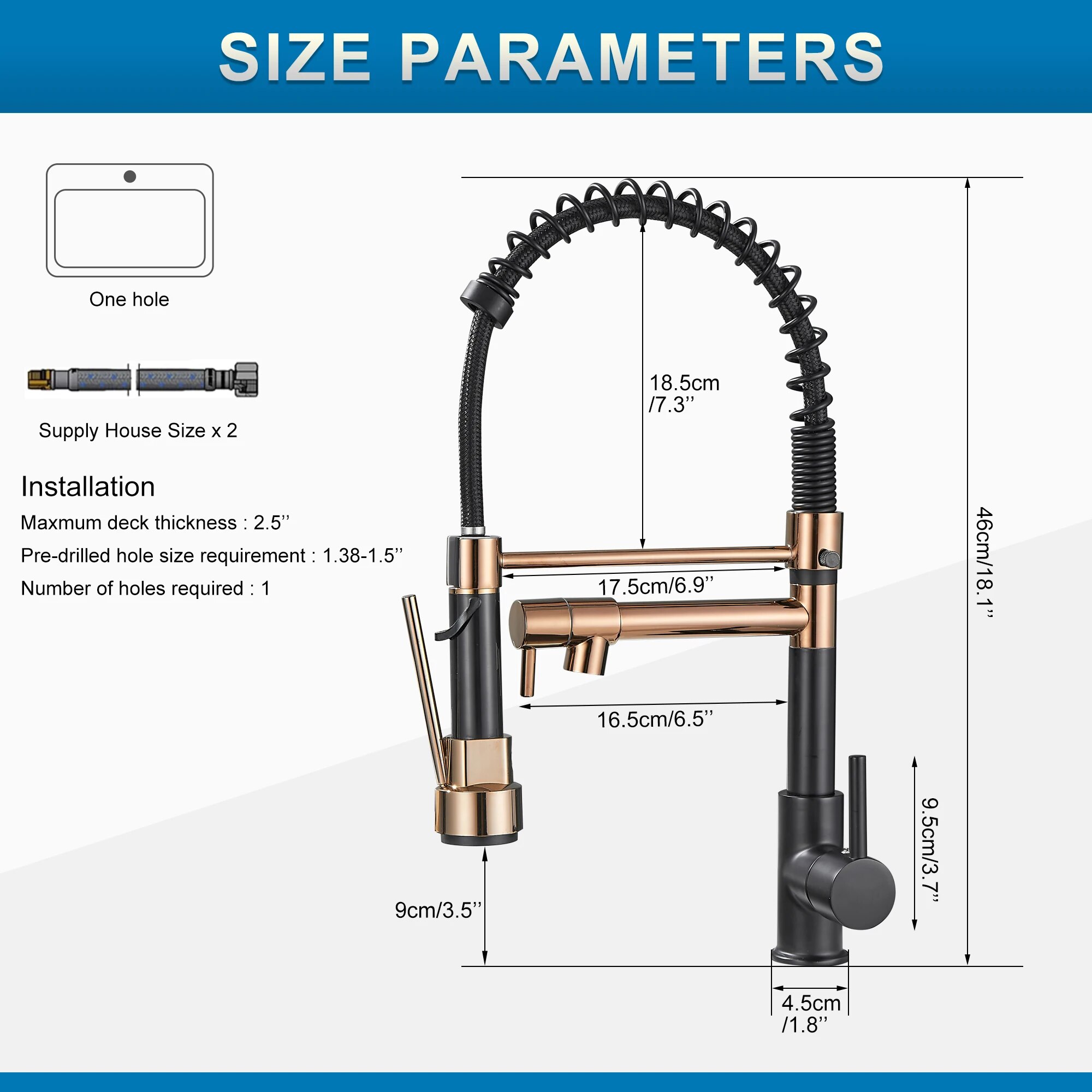 Kitchen Faucet with Pull Down  - Commercial Kitchen Faucet 评论和价格