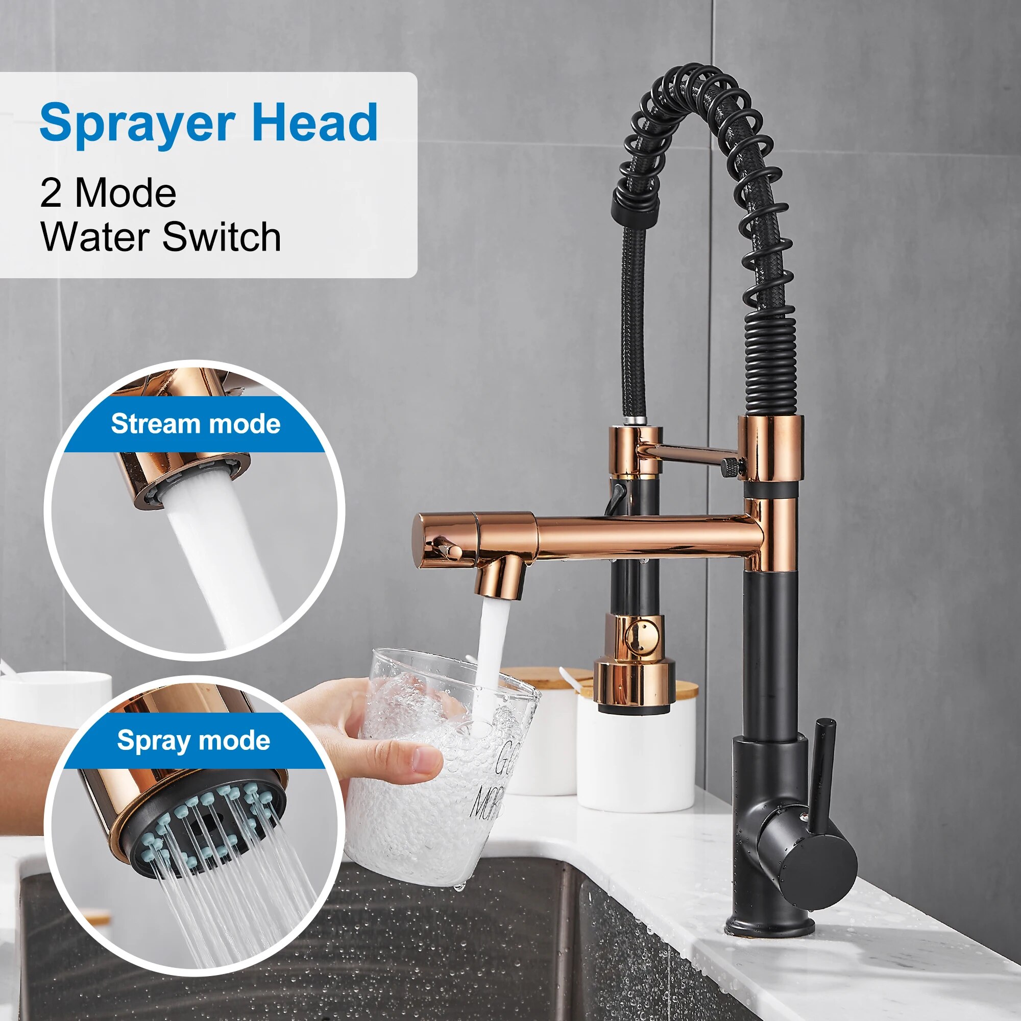 Kitchen Faucet with Pull Down  - Commercial Kitchen Faucet 评论和价格