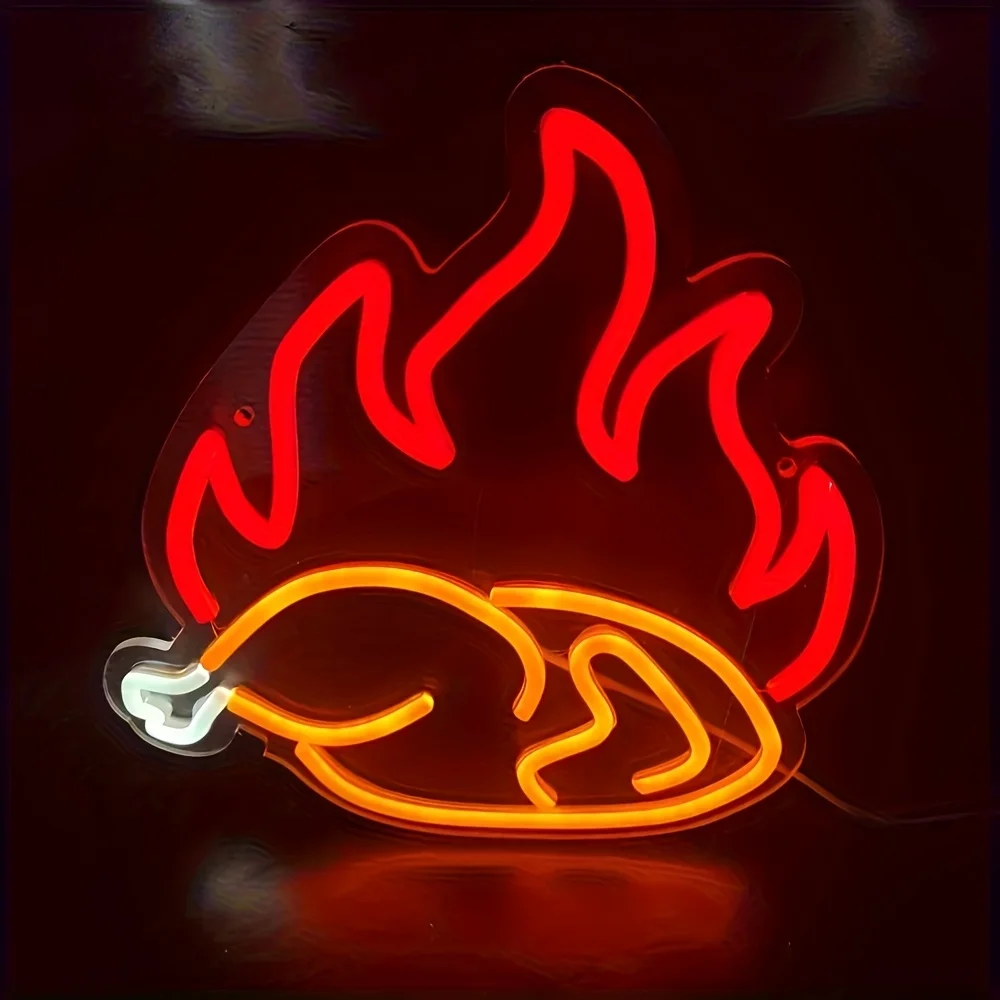 Grilled Chicken Neon Sign LED  - Commercial Kitchen Light 评论和价格