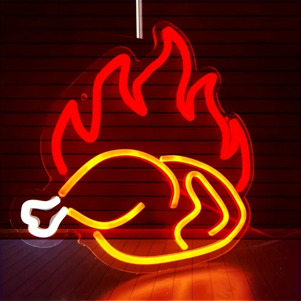 Grilled Chicken Neon Sign LED  - Commercial Kitchen Light 评论和价格