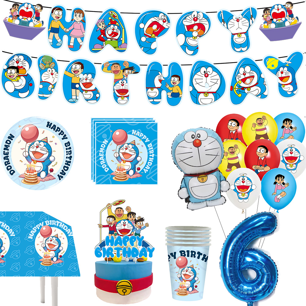 Cartoon Doraemon Birthday Deco - Commercial Kitchen Items 评论和价格