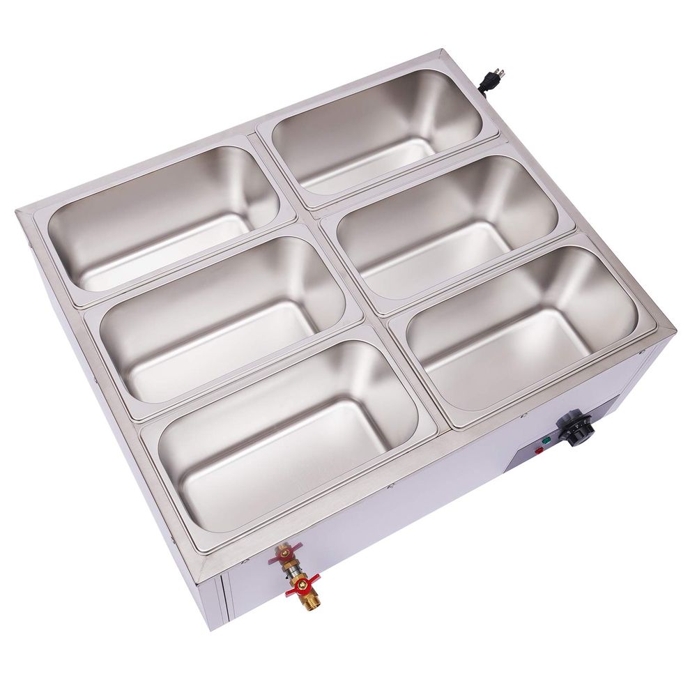 850W Commercial Electric Food  - Bain Marie Food Warmer 评论和价格