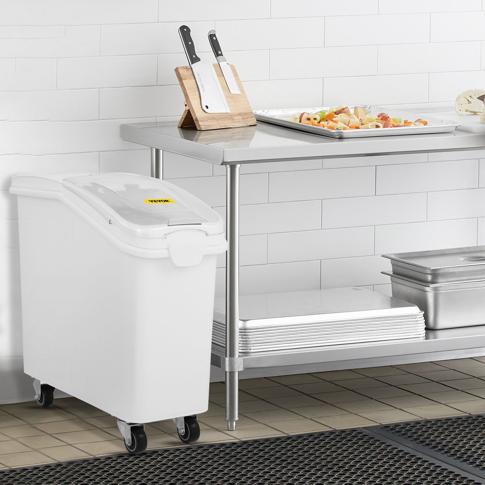 21 Gallon Ingredient Bin With  - Commercial Kitchen Bin 评论和价格