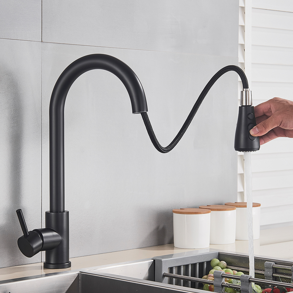 Rozin Black Kitchen Faucet Sin - Commercial Kitchen Faucet 评论和价格