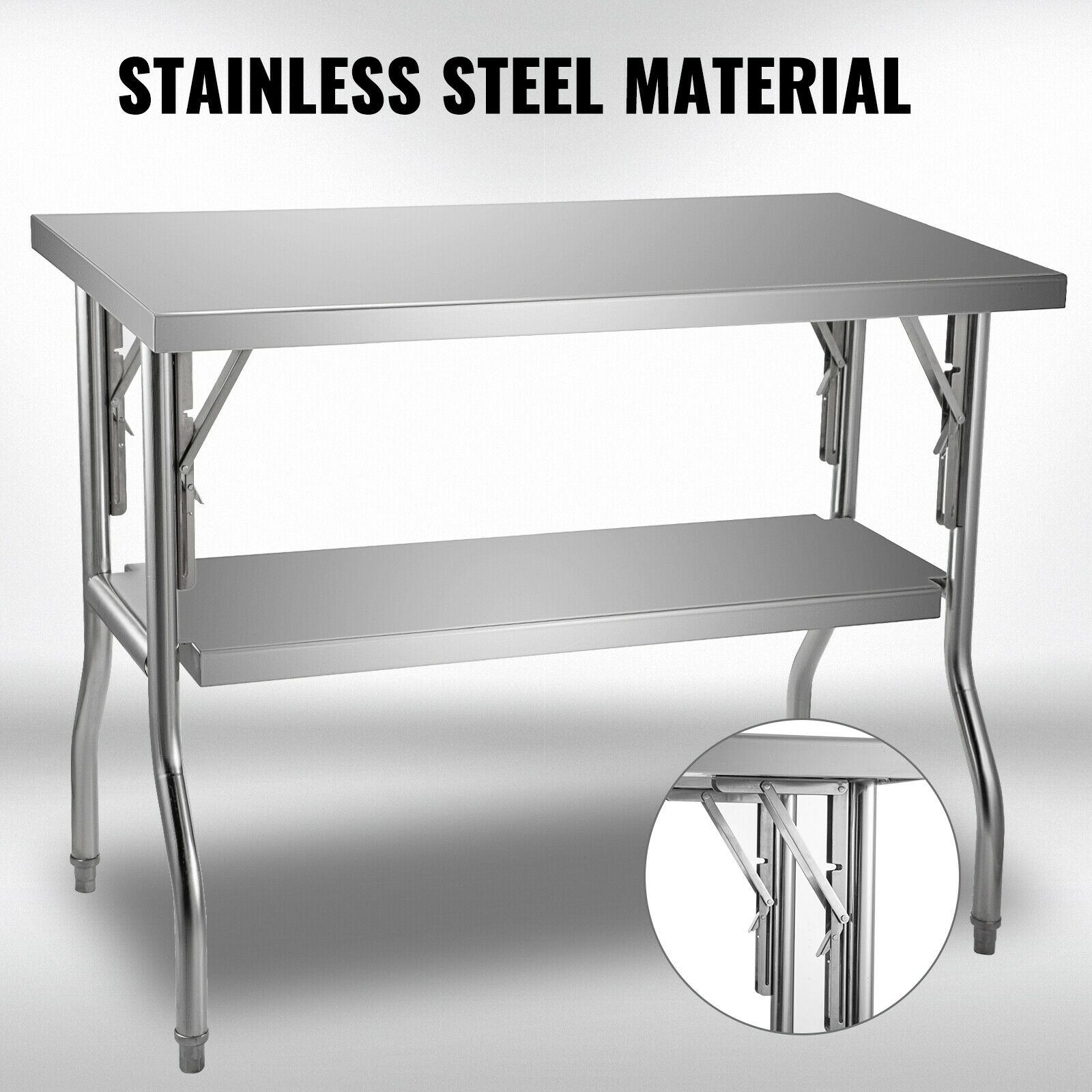 Single/Double-Shelf Profession - Commercial Kitchen Prep Table With Storage 评论和价格