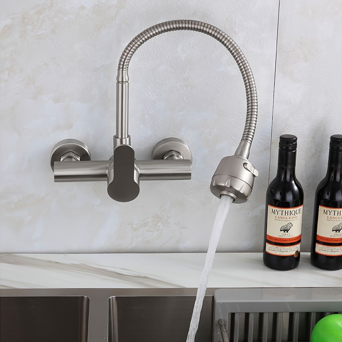 Wall-mounted kitchen faucet, s - Commercial Kitchen Faucet 评论和价格