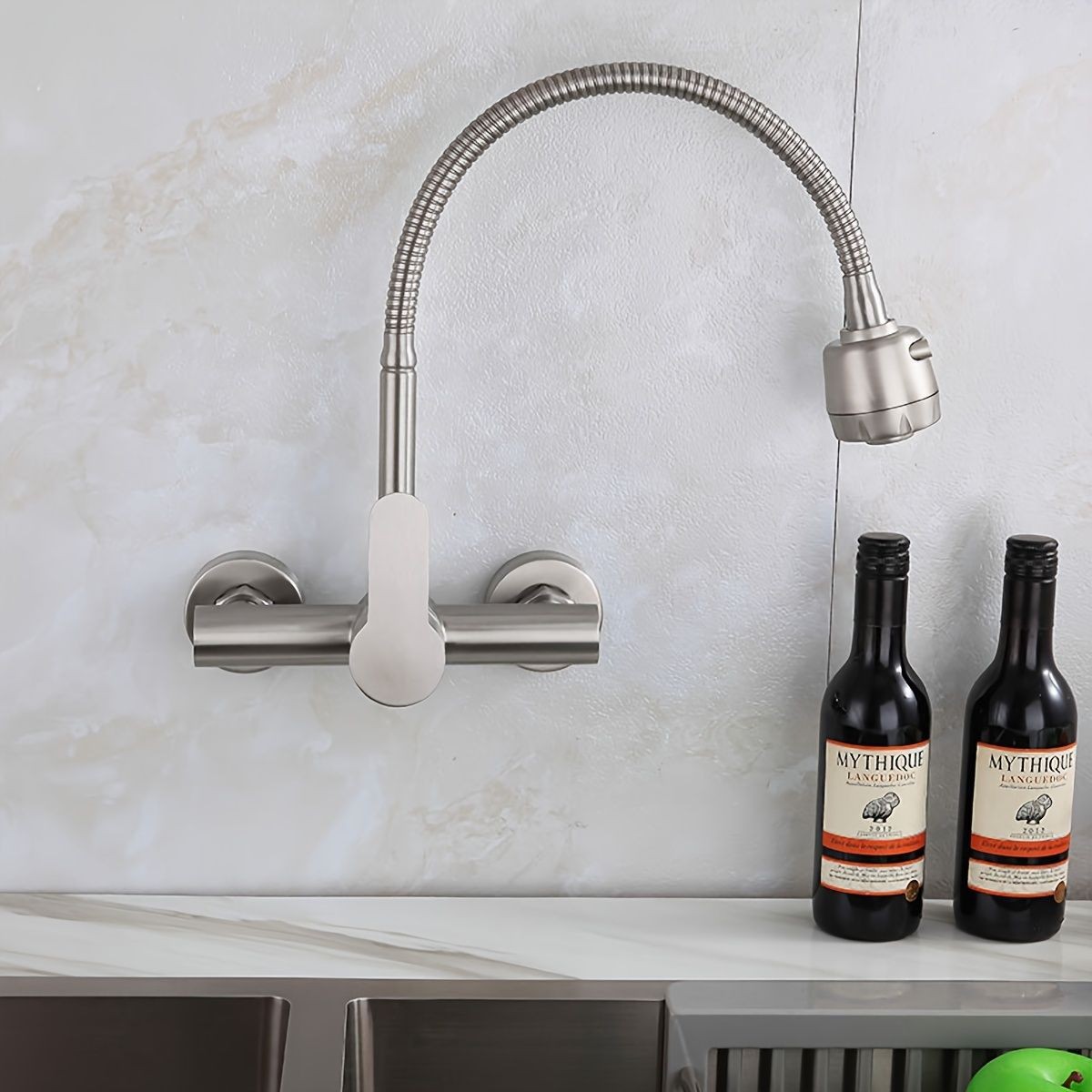 Wall-mounted kitchen faucet, s - Commercial Kitchen Faucet 评论和价格