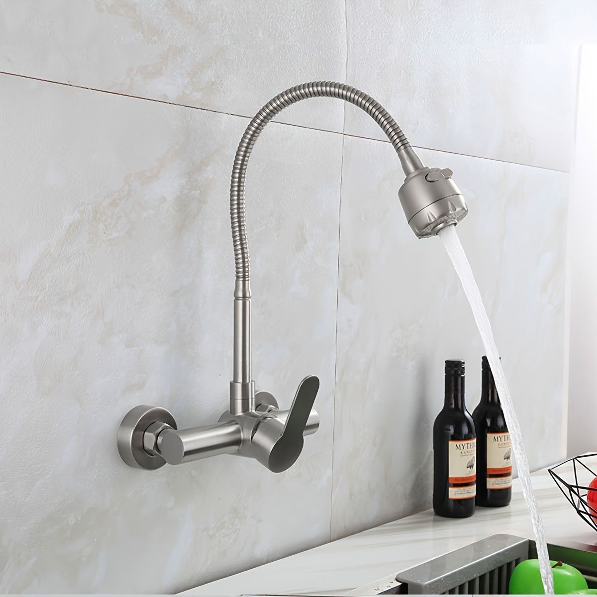 Wall-mounted kitchen faucet, s - Commercial Kitchen Faucet 评论和价格