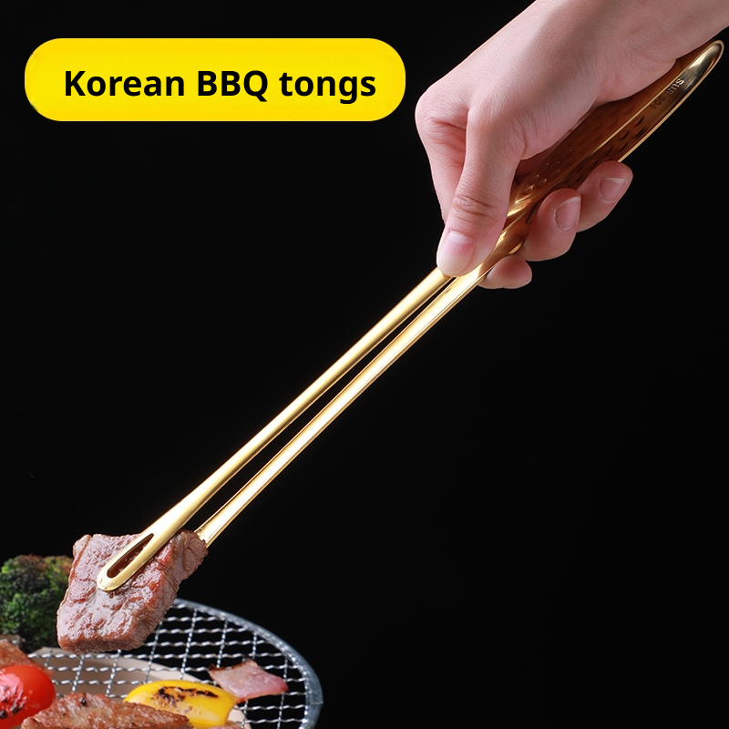 Stainless Steel BBQ Grill Tong - Commercial Kitchen Cooking 评论和价格