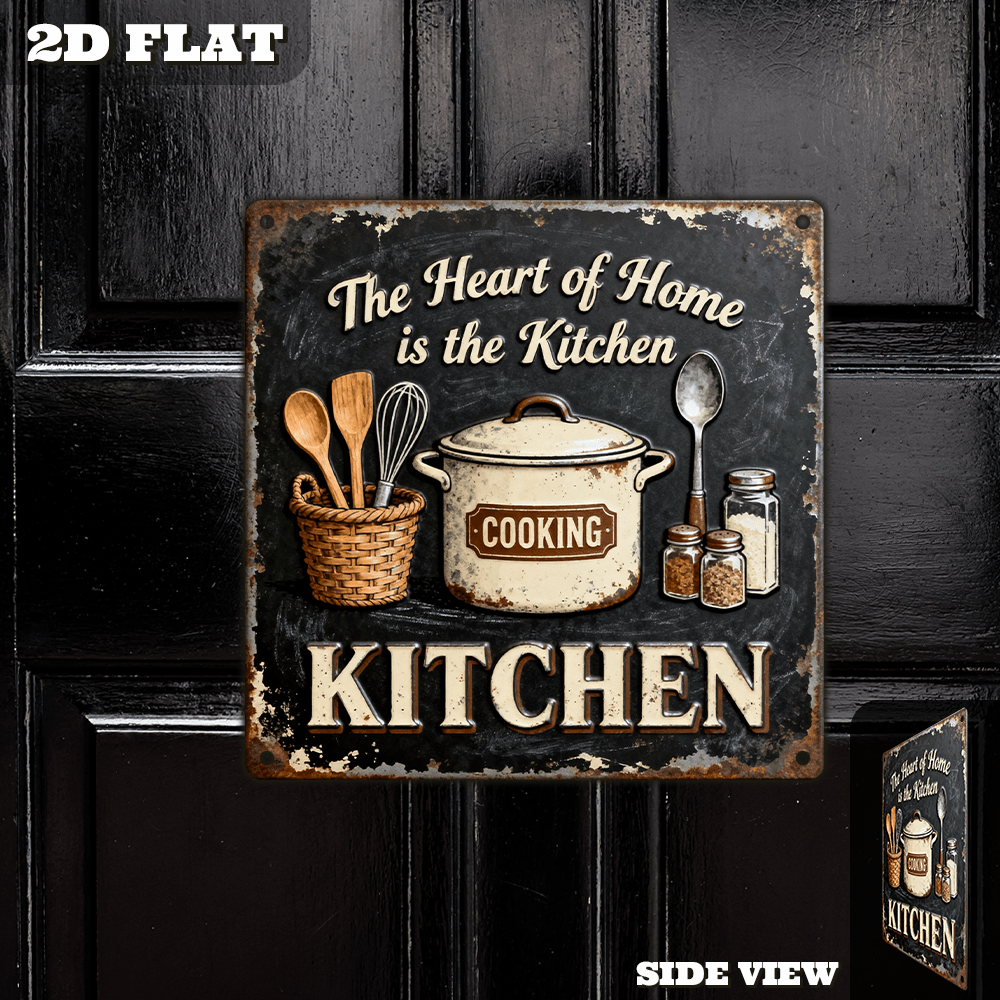Vintage Metal Kitchen Wall Dec - Commercial Kitchen Cooking 评论和价格