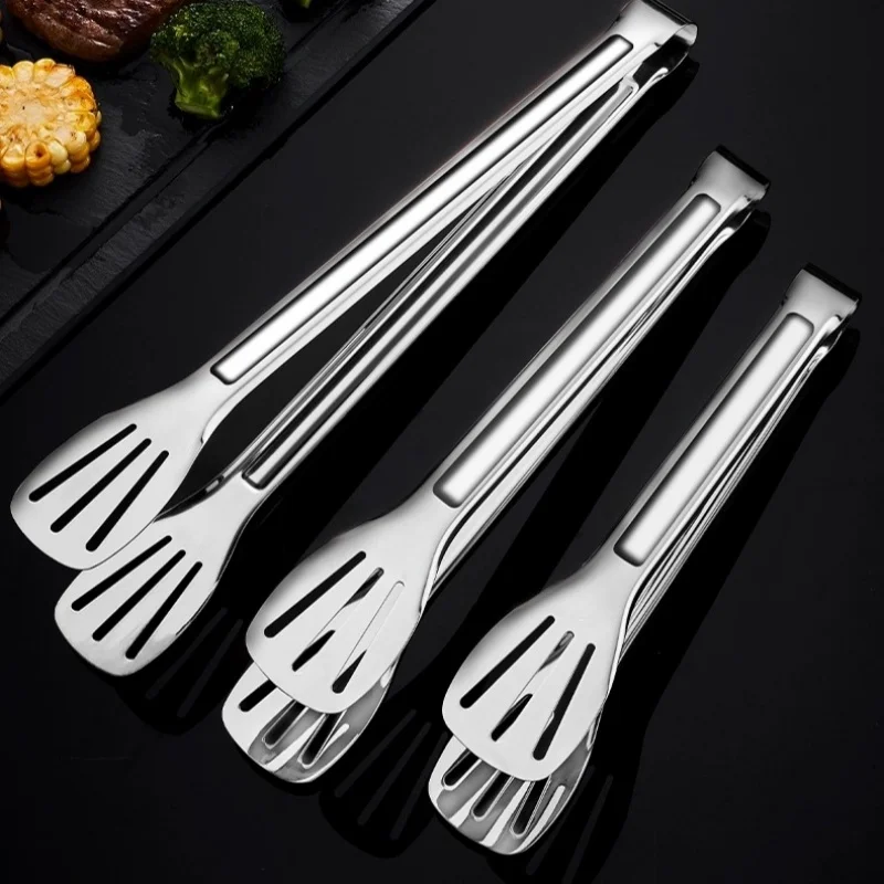 Stainless Steel Food Tongs - H - Commercial Kitchen Grill 评论和价格