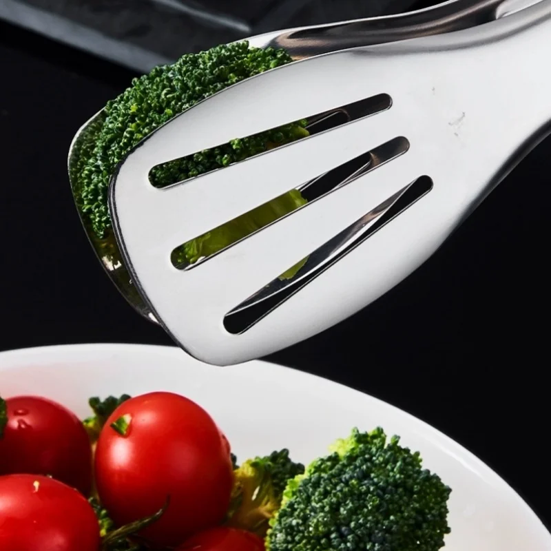Stainless Steel Food Tongs - H - Commercial Kitchen Grill 评论和价格